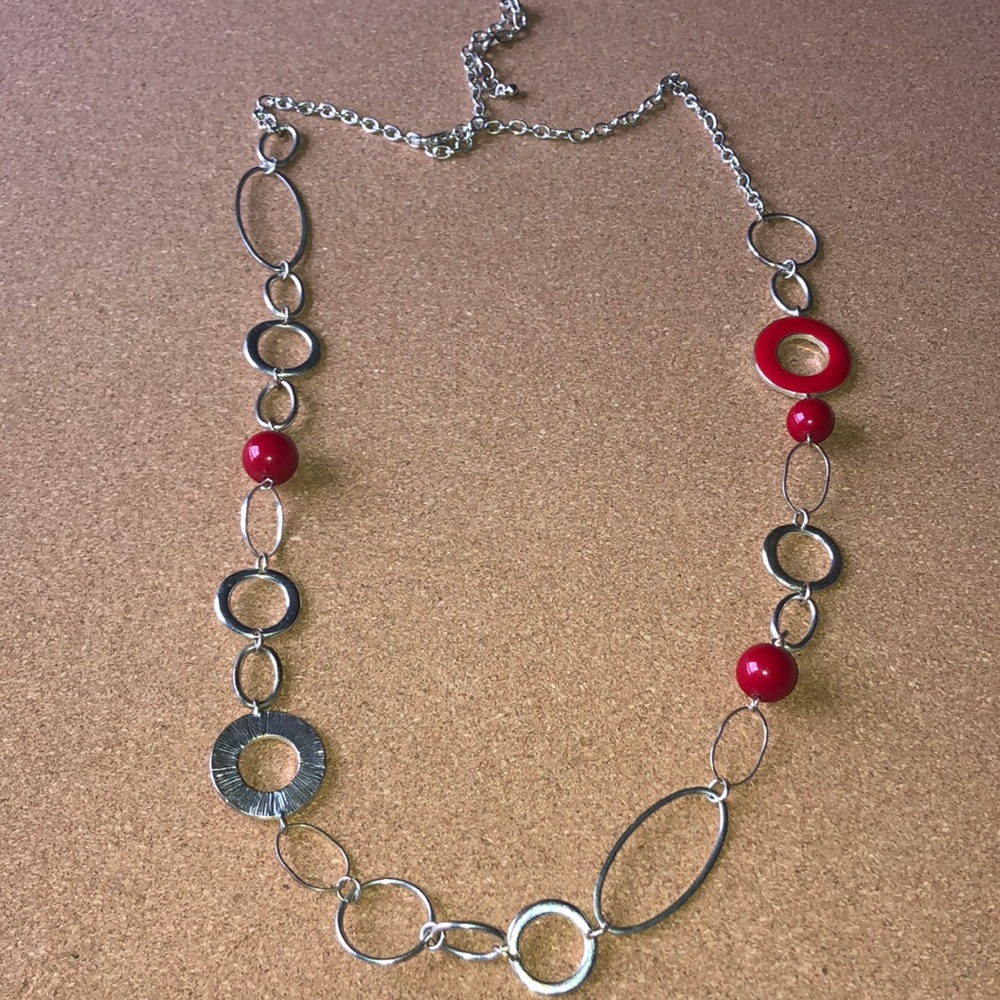 Bold Flirty Fun Red Necklace